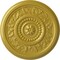 Ekena Millwork Marseille Ceiling Medallion (Fits Canopies up to 4 1/4"), Hand-Painted Rich Gold, 16 1/8"OD x 5/8"P CM16MARGS - alternate 1